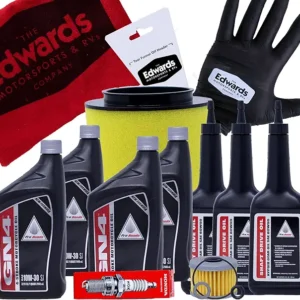 Edwards Oil Change Kit fits 2015-2024 Honda Pioneer 500 SXS500M2 with Spark Plug and Air Filter