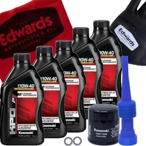 Edwards Oil Change Kit fits 2009-2022 Kawasaki Vulcan 1700 Voyager Motorcycle