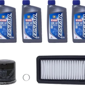 Edwards Oil Change Kit fits 2003-2018 Suzuki Burgman 650 Motorcycle with Air Filter