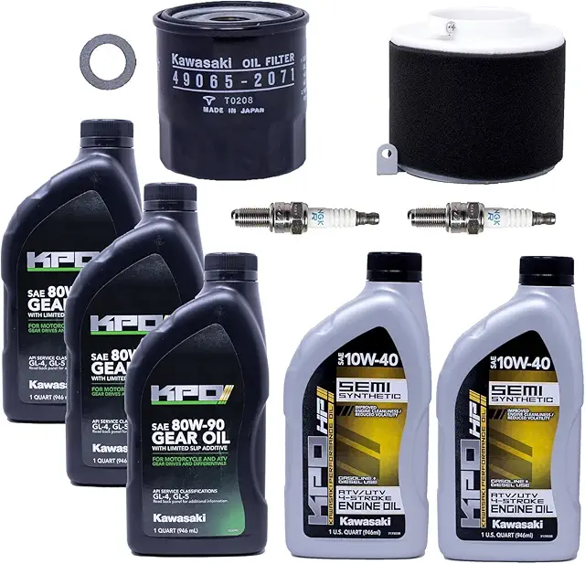 Edwards Oil Change Kit fits 1993-2000 Kawasaki Mule 2510 Side by Side