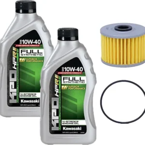 Edwards Full Synthetic Oil Change Kit Fits 1997-2024 Kawasaki KLX300 Motorcycle